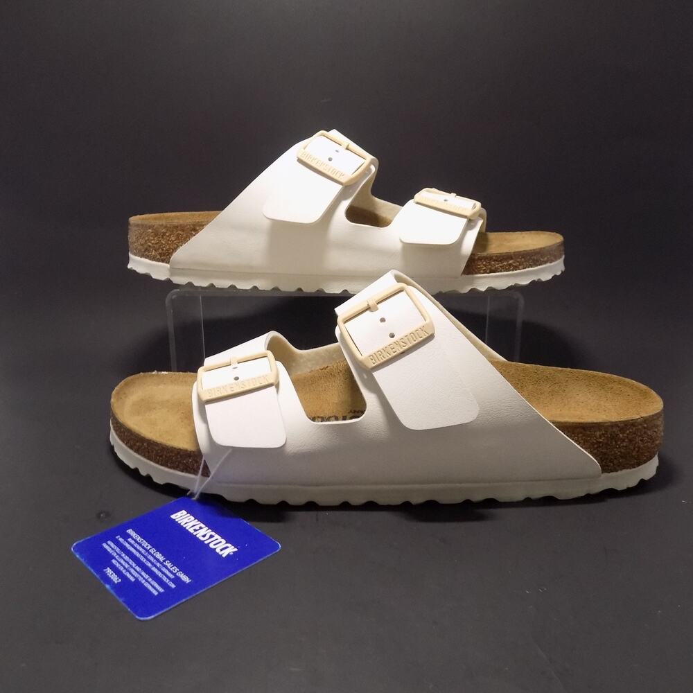 Bikrenstock Arizona BS Creme (Eggshell) Women's Sandals- Size 10- New